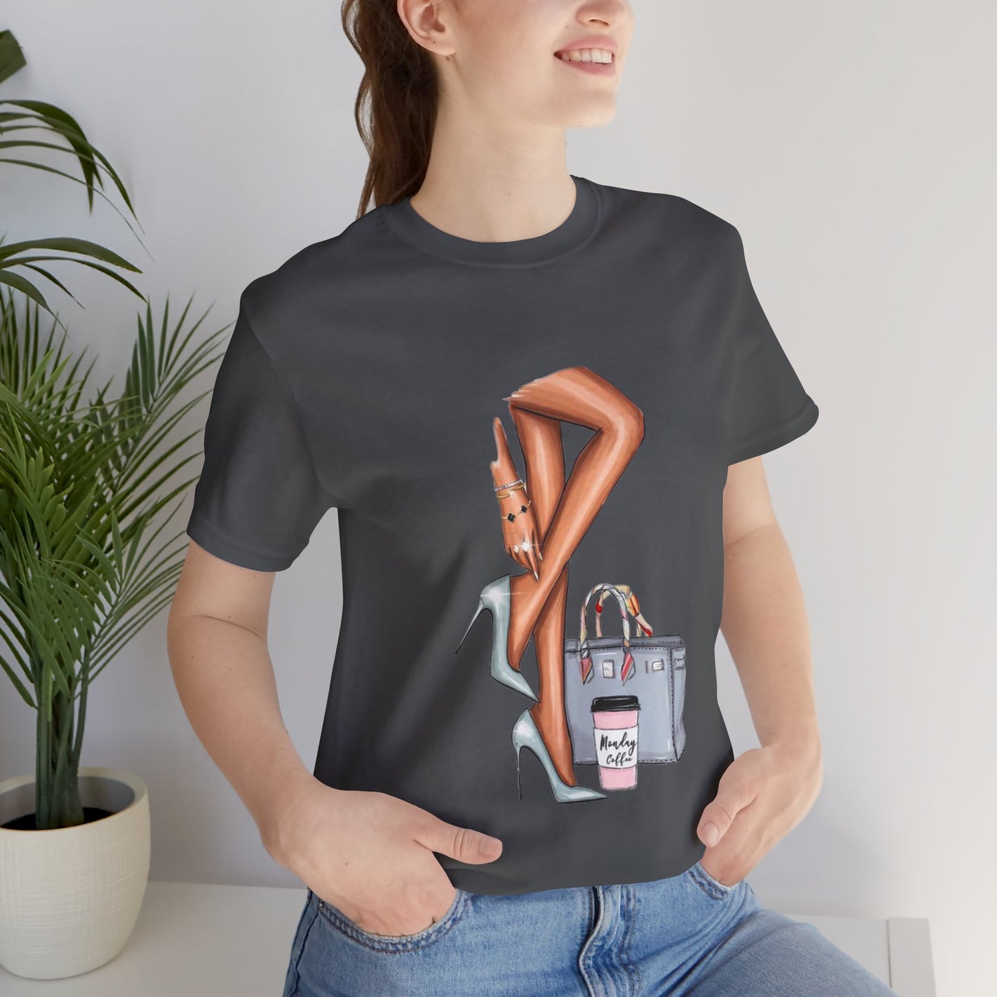 Chic Fashion Illustration Oversized T-Shirt YSS-TS-0003