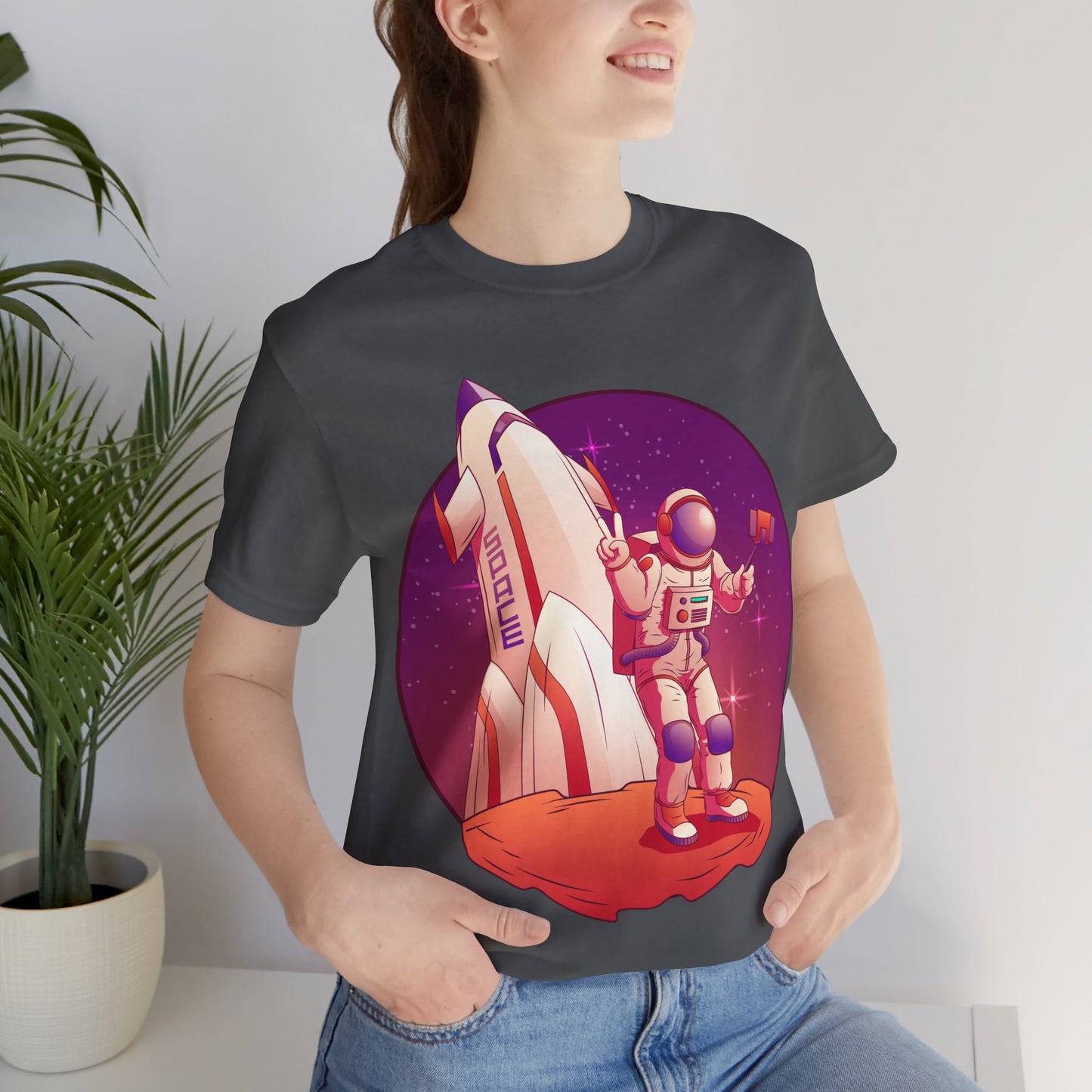Astronaut and Rocket Space Themed Oversized T-Shirt YSS-TS-0001