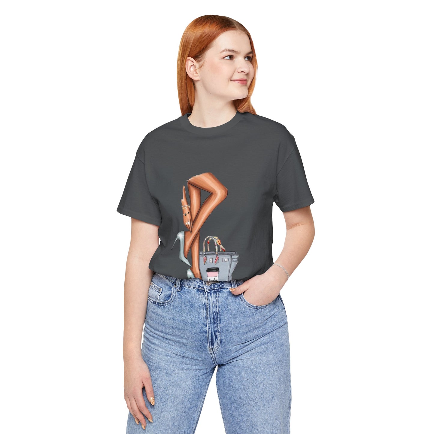 Chic Fashion Illustration Oversized T-Shirt YSS-TS-0003