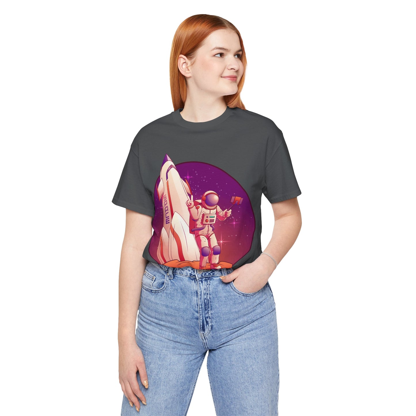 Astronaut and Rocket Space Themed Oversized T-Shirt YSS-TS-0001