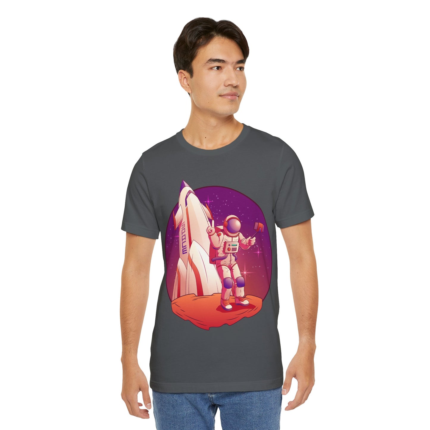 Astronaut and Rocket Space Themed Oversized T-Shirt YSS-TS-0001