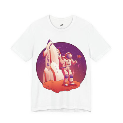 Astronaut and Rocket Space Themed Oversized T-Shirt YSS-TS-0001