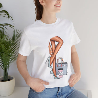 Moda İllüstrasyonlu Şık Oversize Tişört YSS-TS-0003