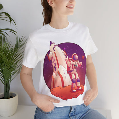 Astronaut and Rocket Space Themed Oversized T-Shirt YSS-TS-0001