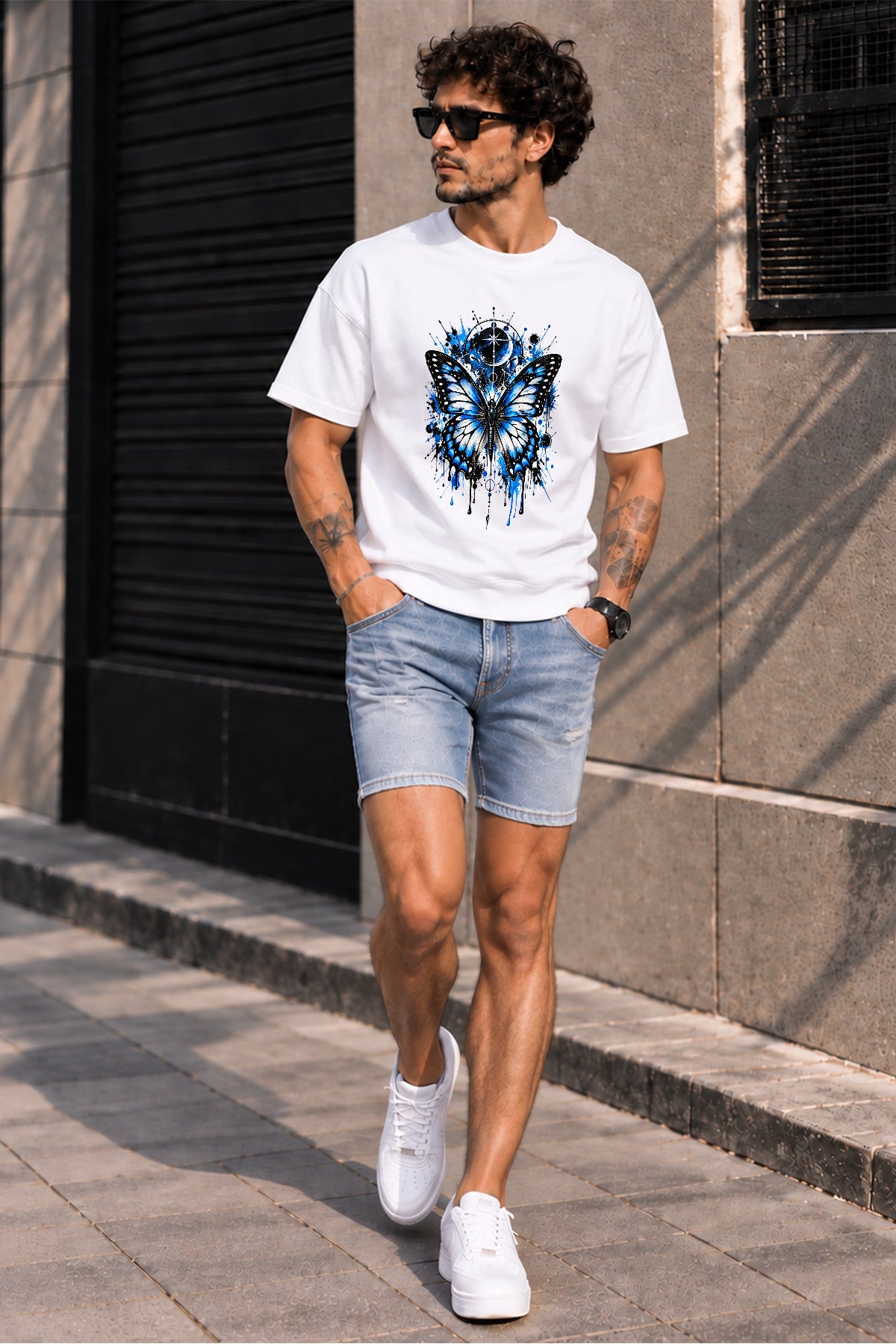 Kozmik Kelebek Oversize Tişört