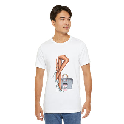 Chic Fashion Illustration Oversized T-Shirt YSS-TS-0003