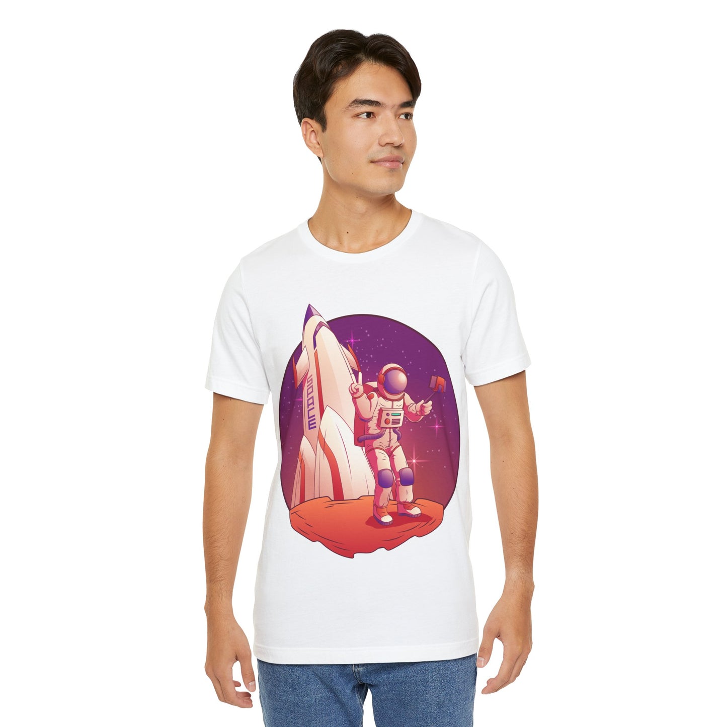 Astronaut and Rocket Space Themed Oversized T-Shirt YSS-TS-0001