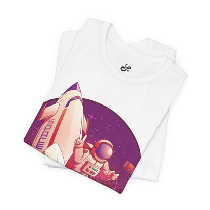 Astronaut and Rocket Space Themed Oversized T-Shirt YSS-TS-0001