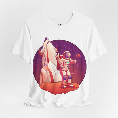 Astronaut and Rocket Space Themed Oversized T-Shirt YSS-TS-0001