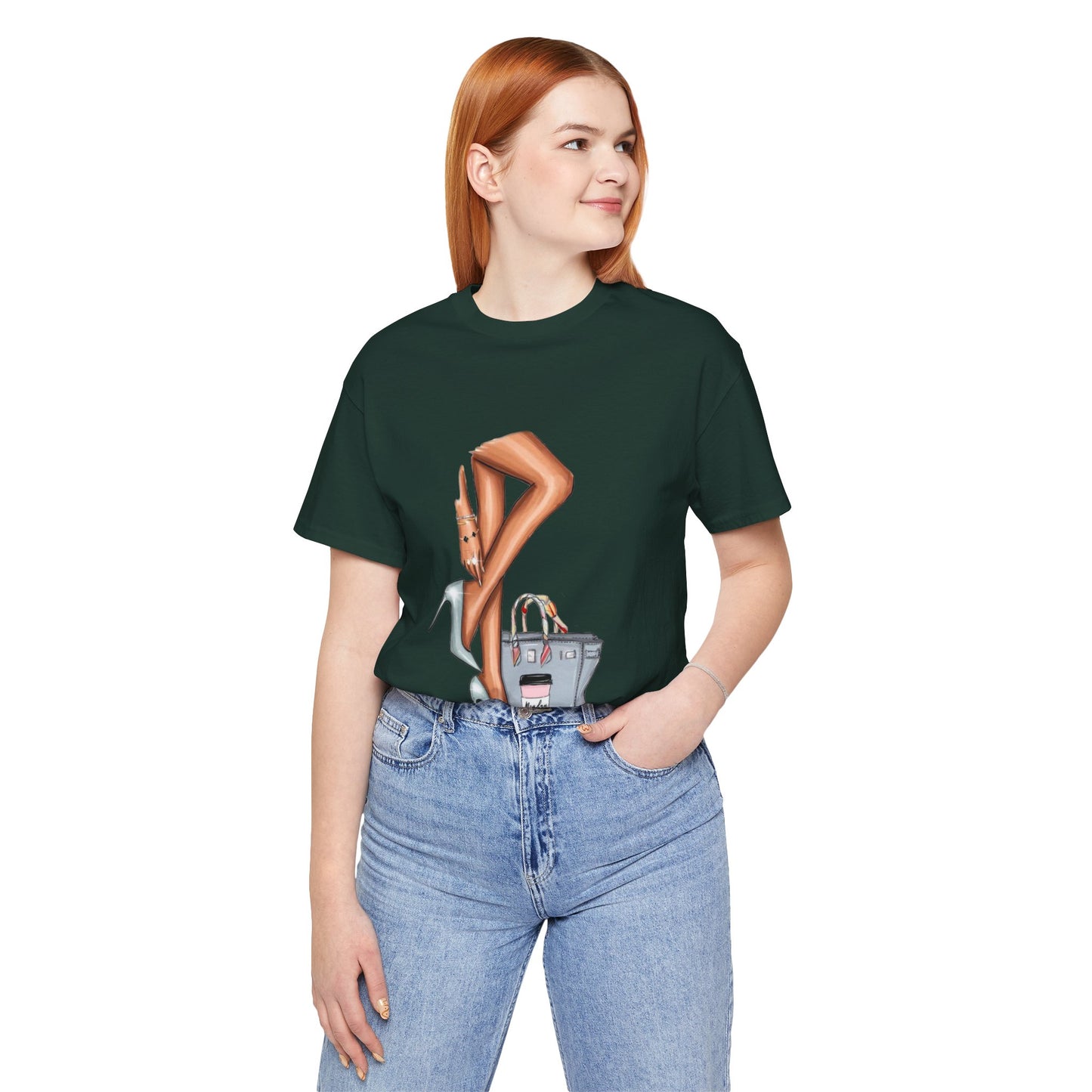 Chic Fashion Illustration Oversized T-Shirt YSS-TS-0003