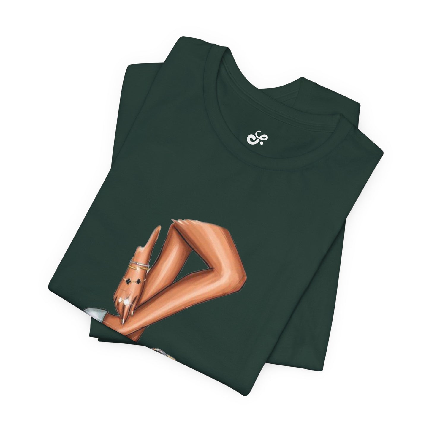 Chic Fashion Illustration Oversized T-Shirt YSS-TS-0003