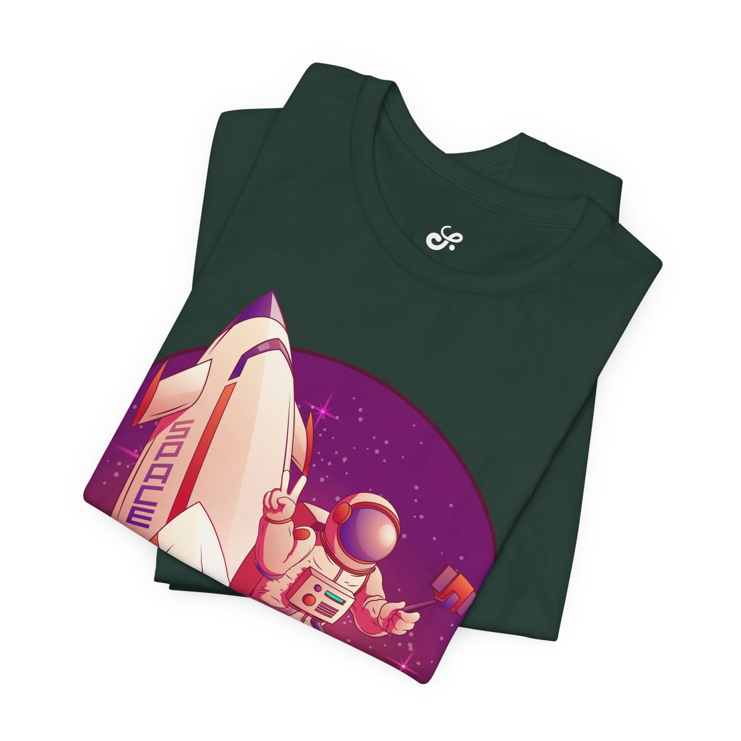 Astronaut and Rocket Space Themed Oversized T-Shirt YSS-TS-0001