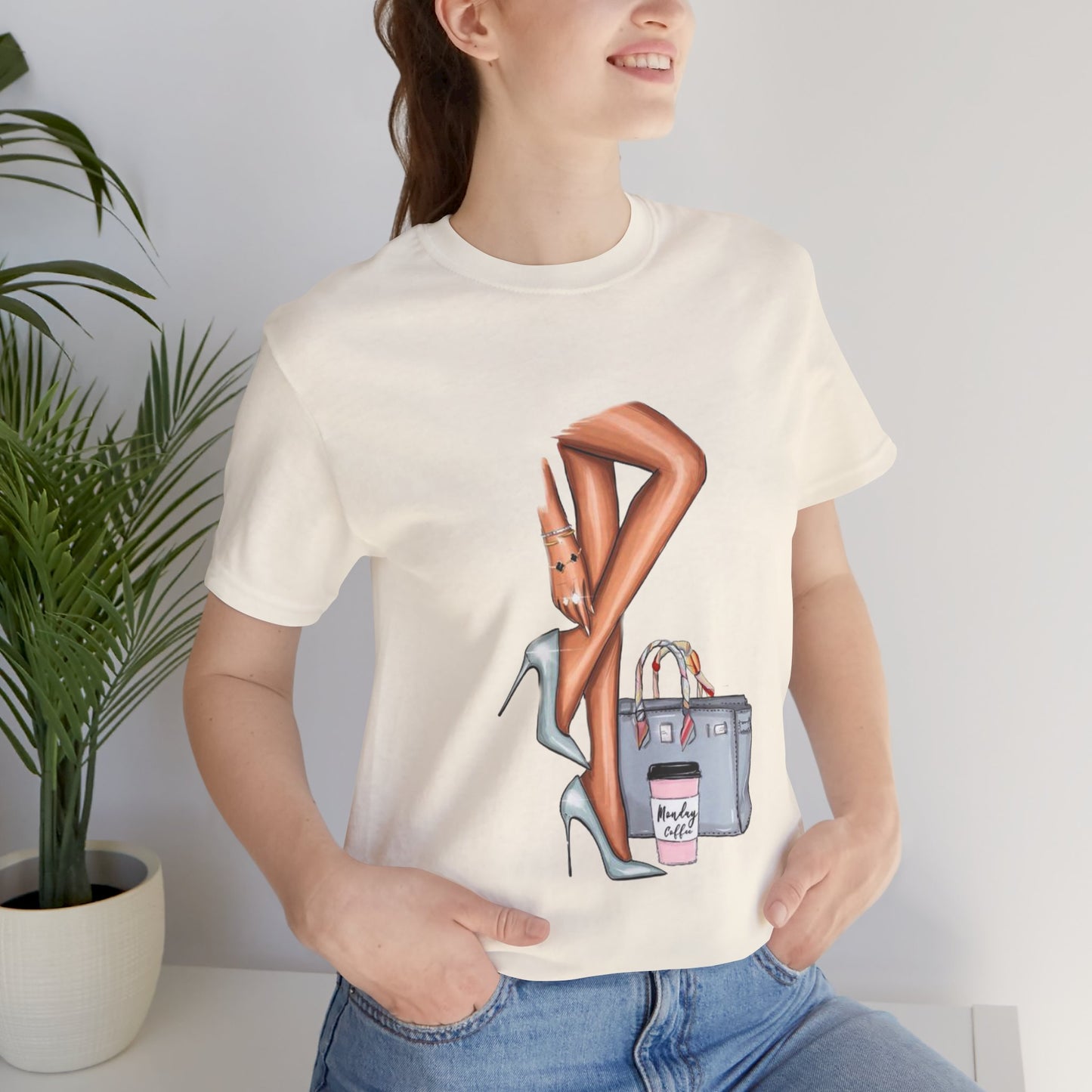 Chic Fashion Illustration Oversized T-Shirt YSS-TS-0003