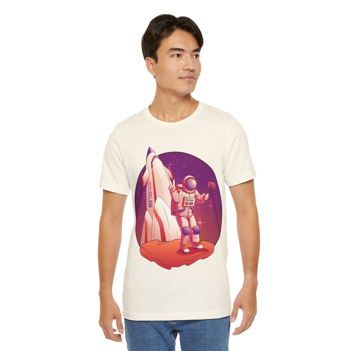 Astronaut and Rocket Space Themed Oversized T-Shirt YSS-TS-0001