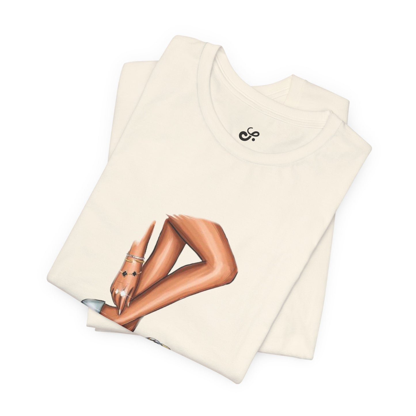 Chic Fashion Illustration Oversized T-Shirt YSS-TS-0003