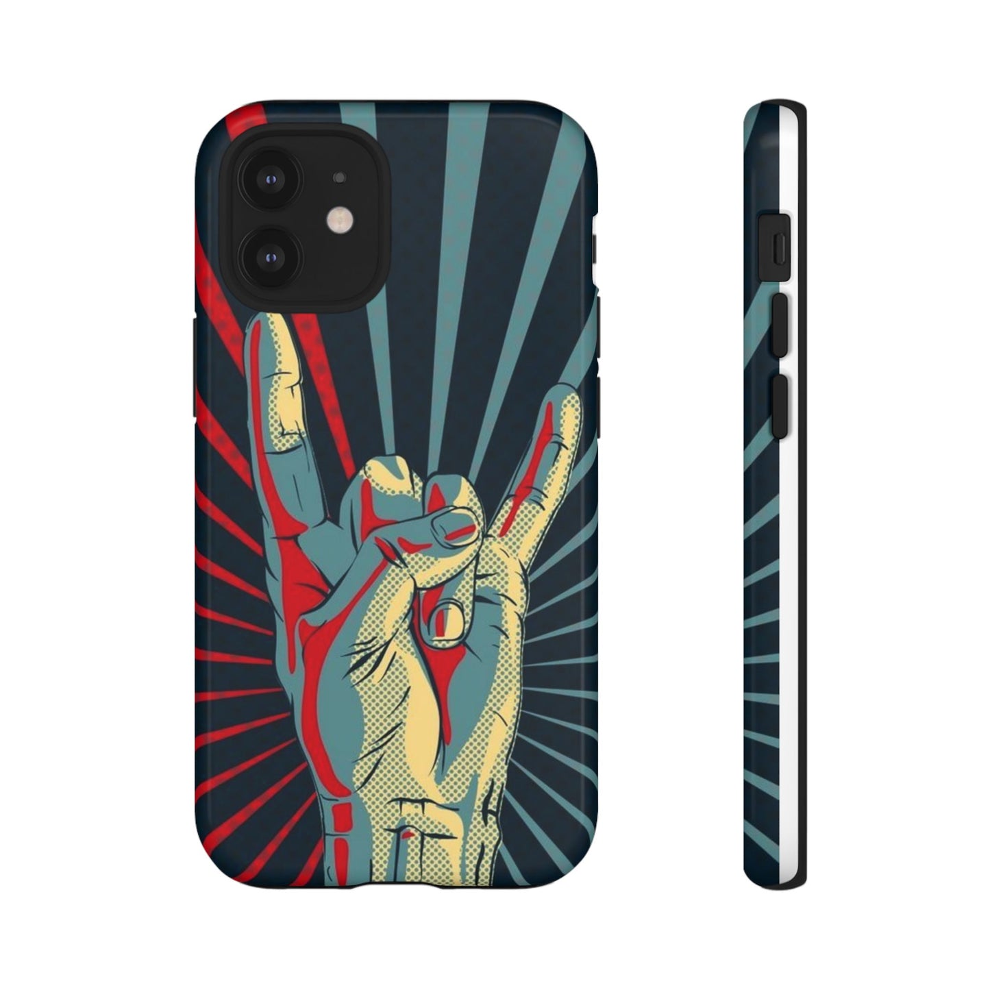 Pop Art El Baskılı Retro Telefon Kılıfı - YSS-KLF-0001
