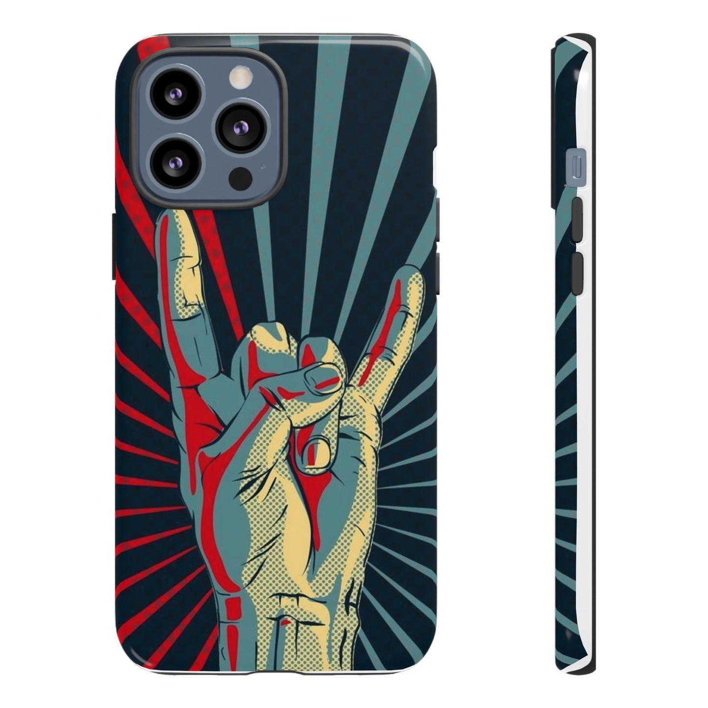 Pop Art El Baskılı Retro Telefon Kılıfı - YSS-KLF-0001