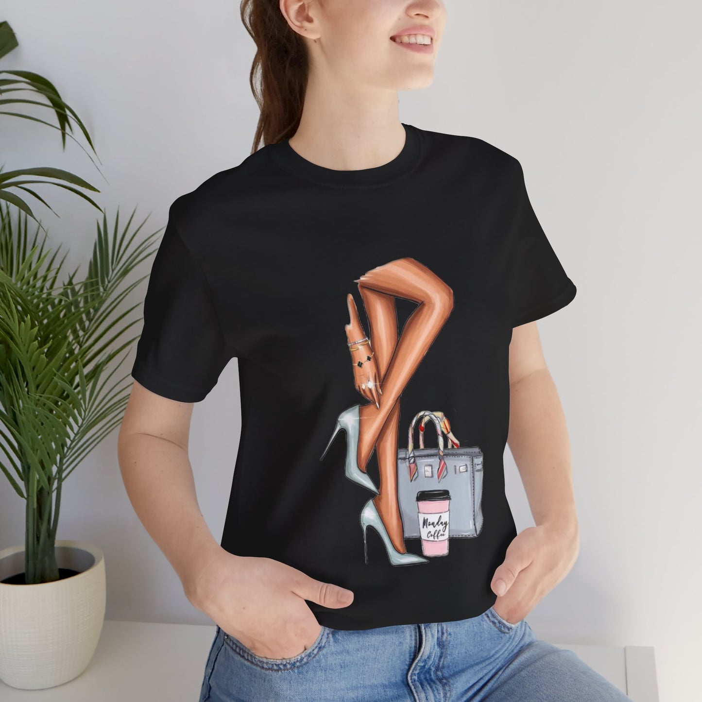Chic Fashion Illustration Oversized T-Shirt YSS-TS-0003