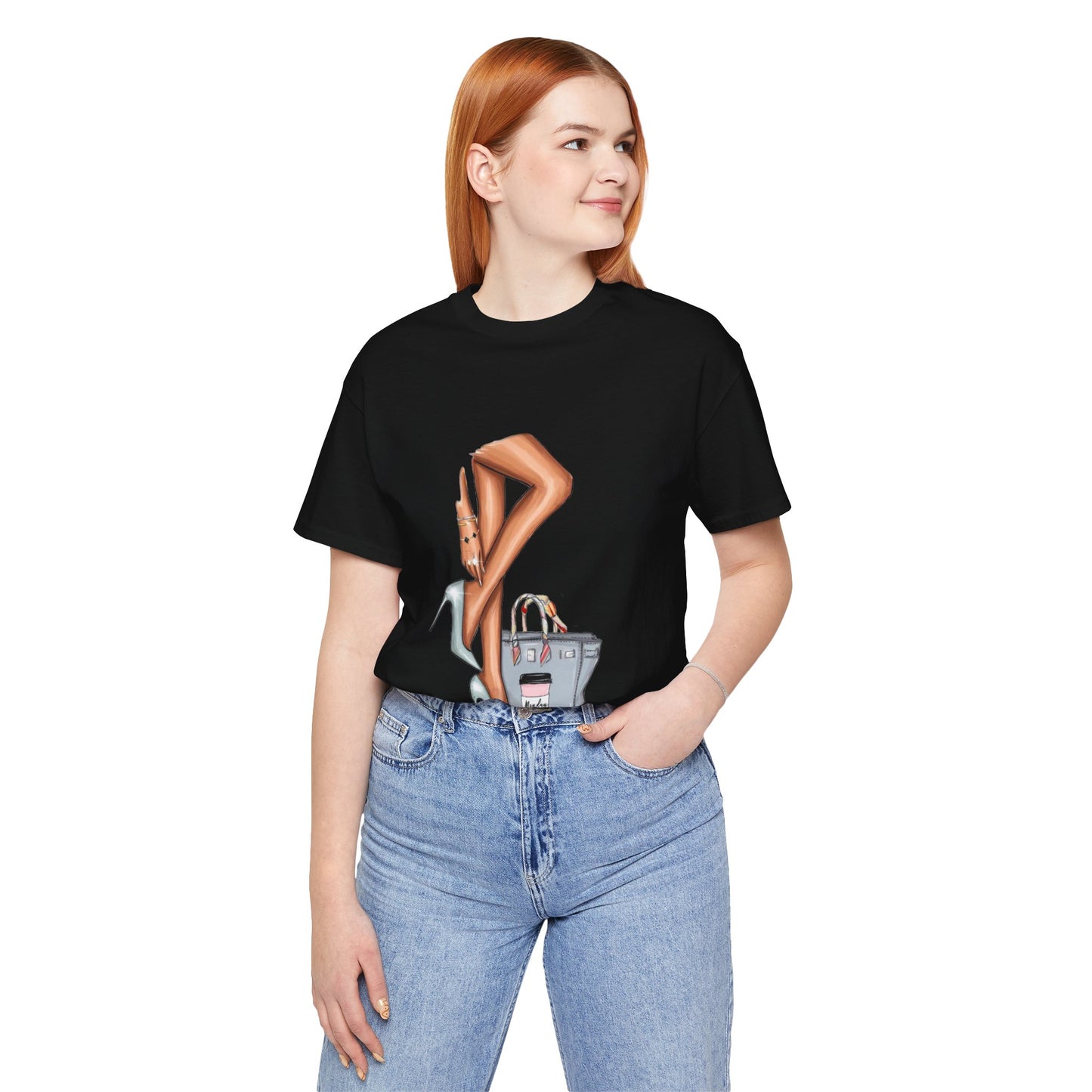 Chic Fashion Illustration Oversized T-Shirt YSS-TS-0003