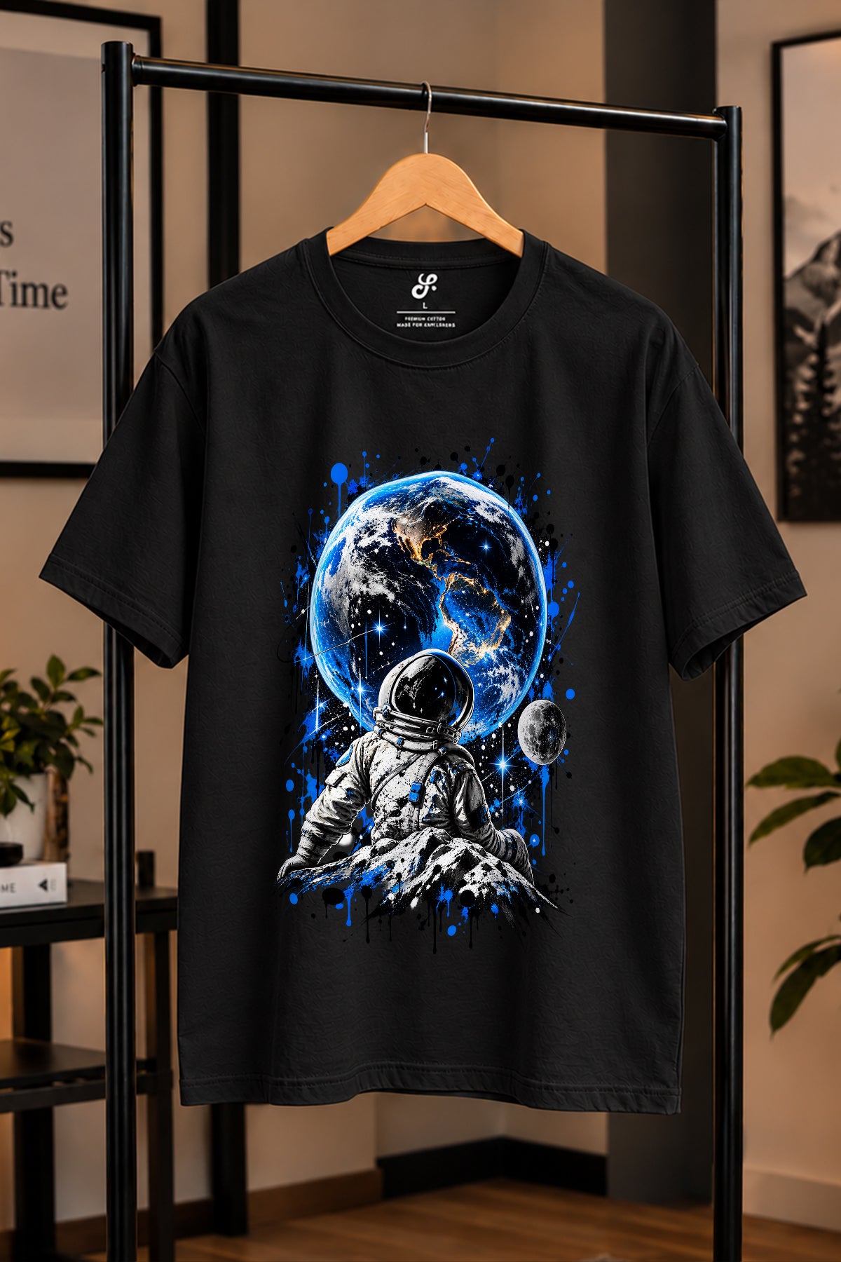 Kozmik Dünya Kaşifi Oversize Tişört
