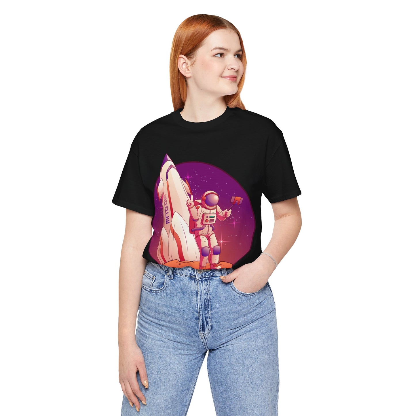 Astronaut and Rocket Space Themed Oversized T-Shirt YSS-TS-0001