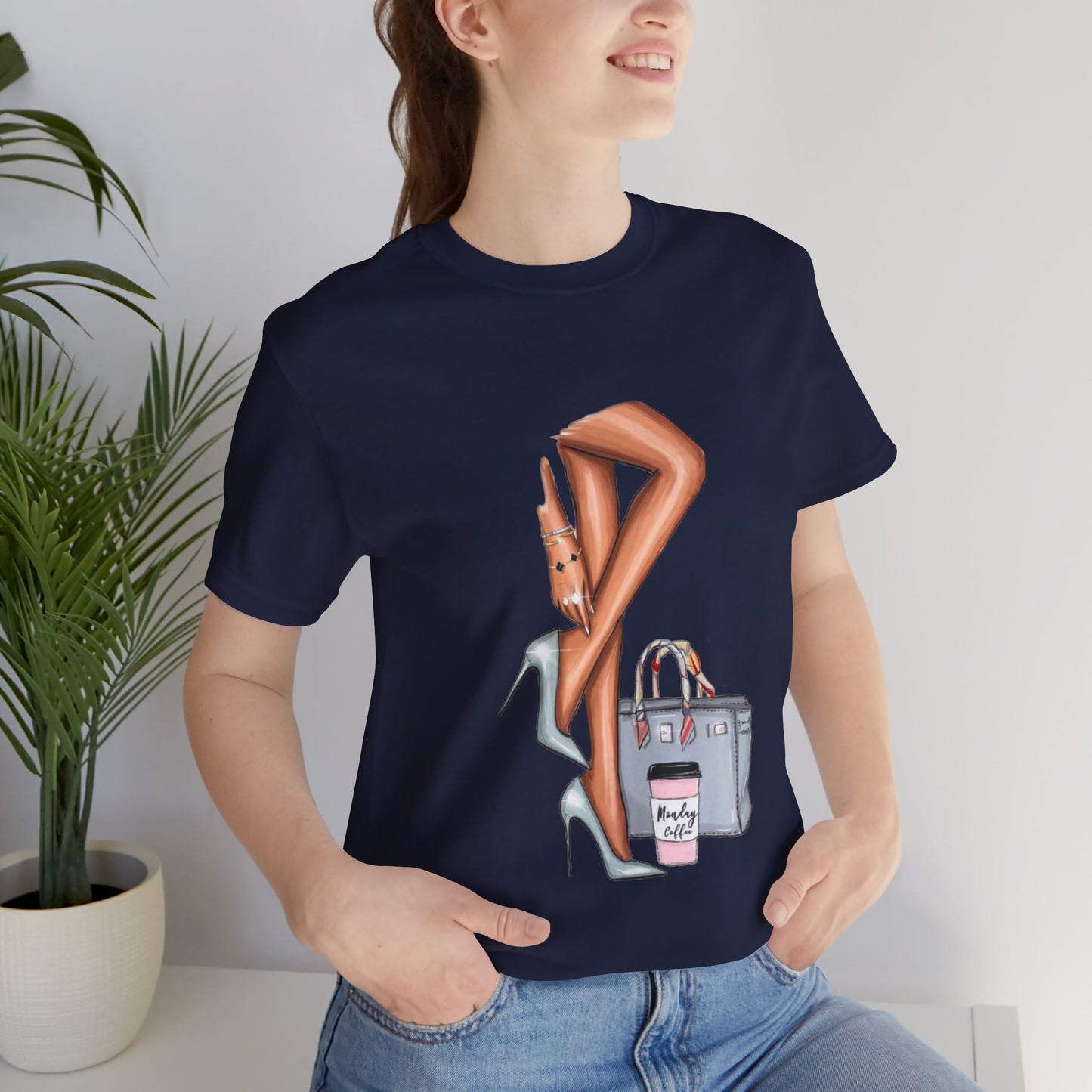 Chic Fashion Illustration Oversized T-Shirt YSS-TS-0003