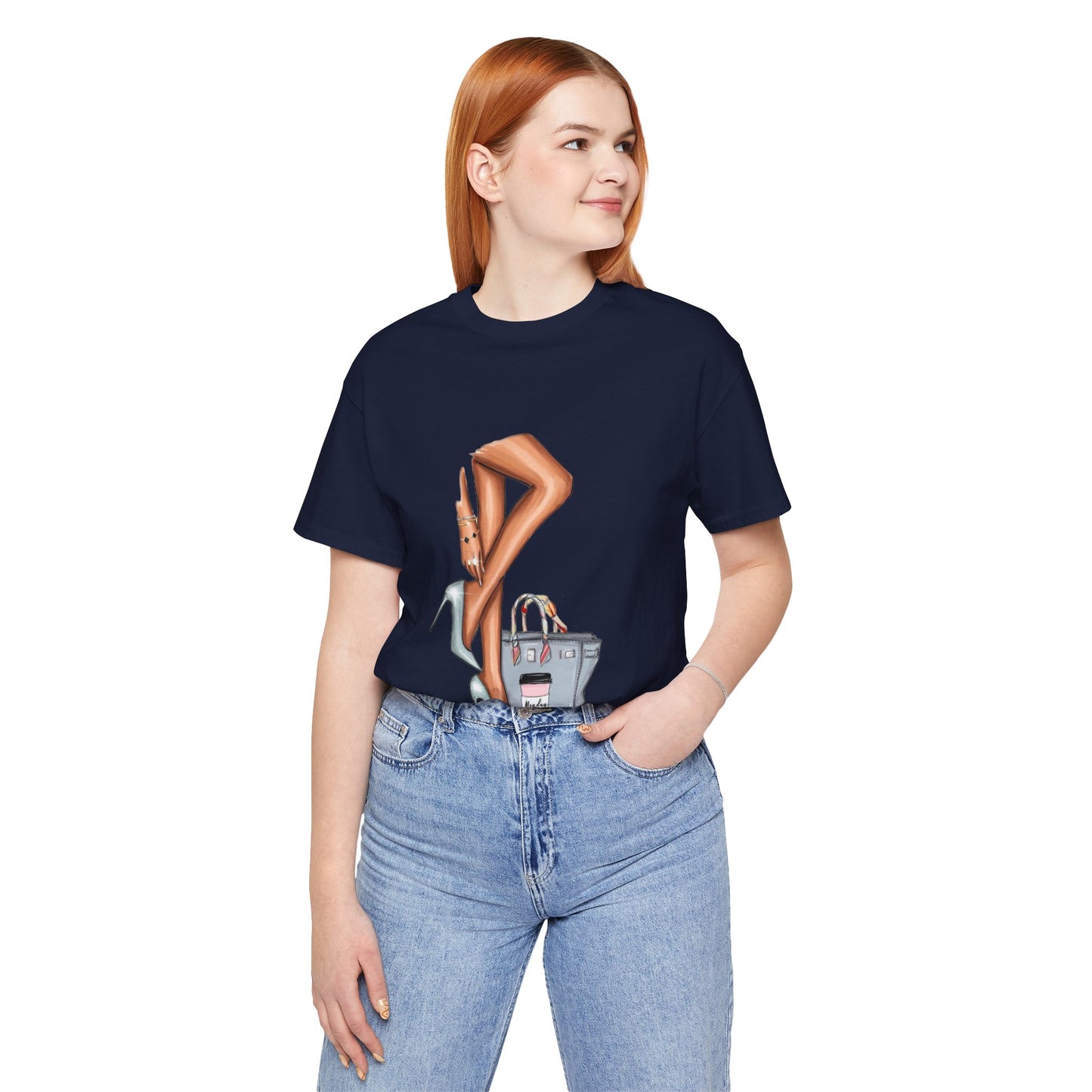 Chic Fashion Illustration Oversized T-Shirt YSS-TS-0003