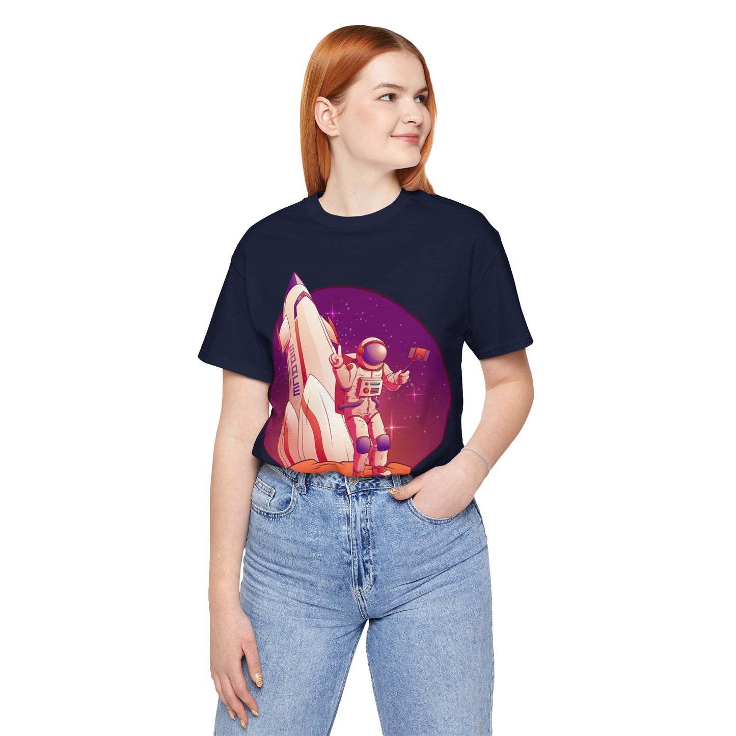 Astronaut and Rocket Space Themed Oversized T-Shirt YSS-TS-0001
