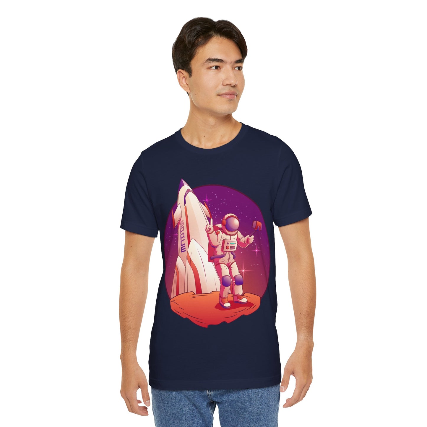 Astronaut and Rocket Space Themed Oversized T-Shirt YSS-TS-0001