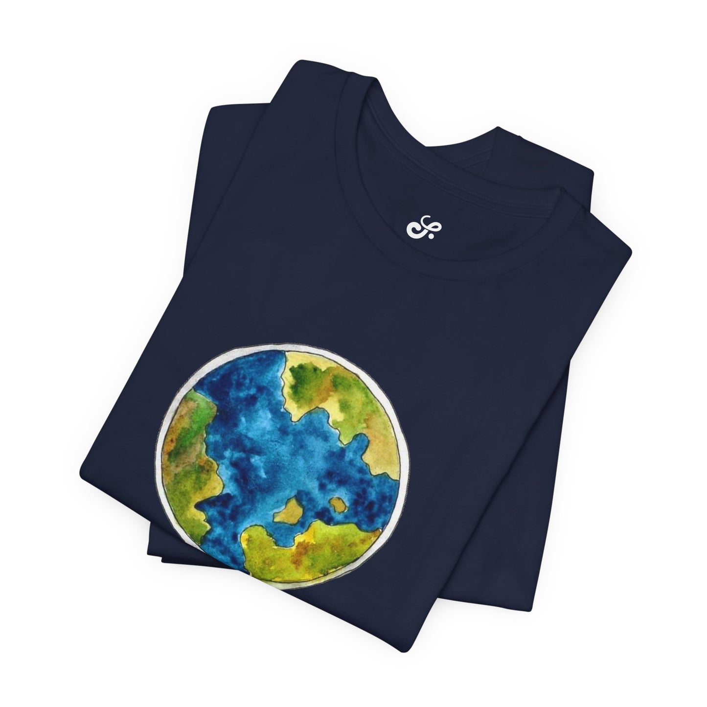 World and Hot Air Balloon Graphic Oversized T-Shirt YSS-TS-0002