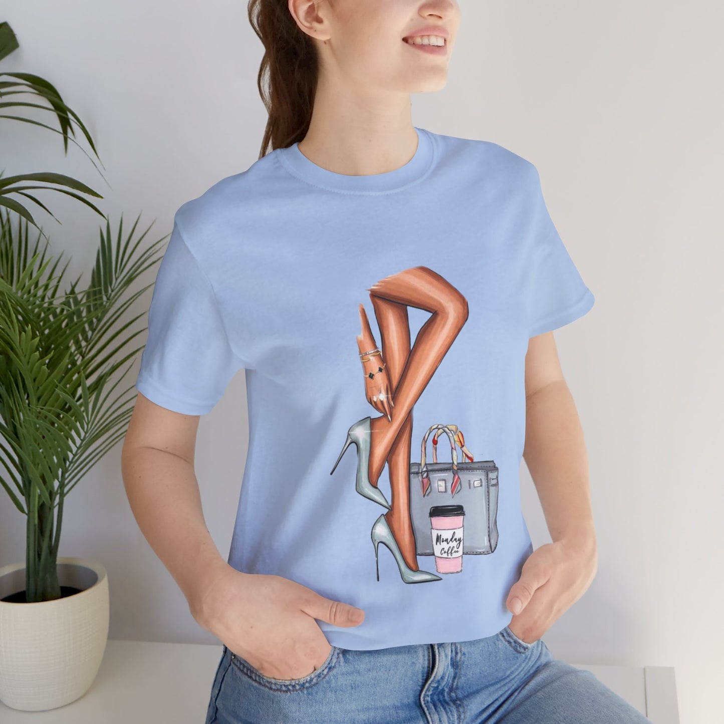 Chic Fashion Illustration Oversized T-Shirt YSS-TS-0003
