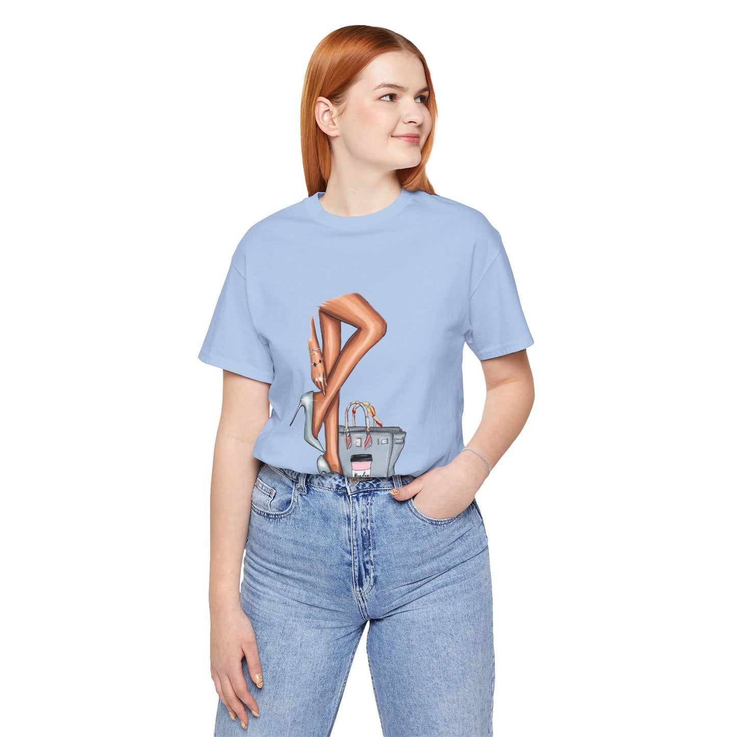 Chic Fashion Illustration Oversized T-Shirt YSS-TS-0003