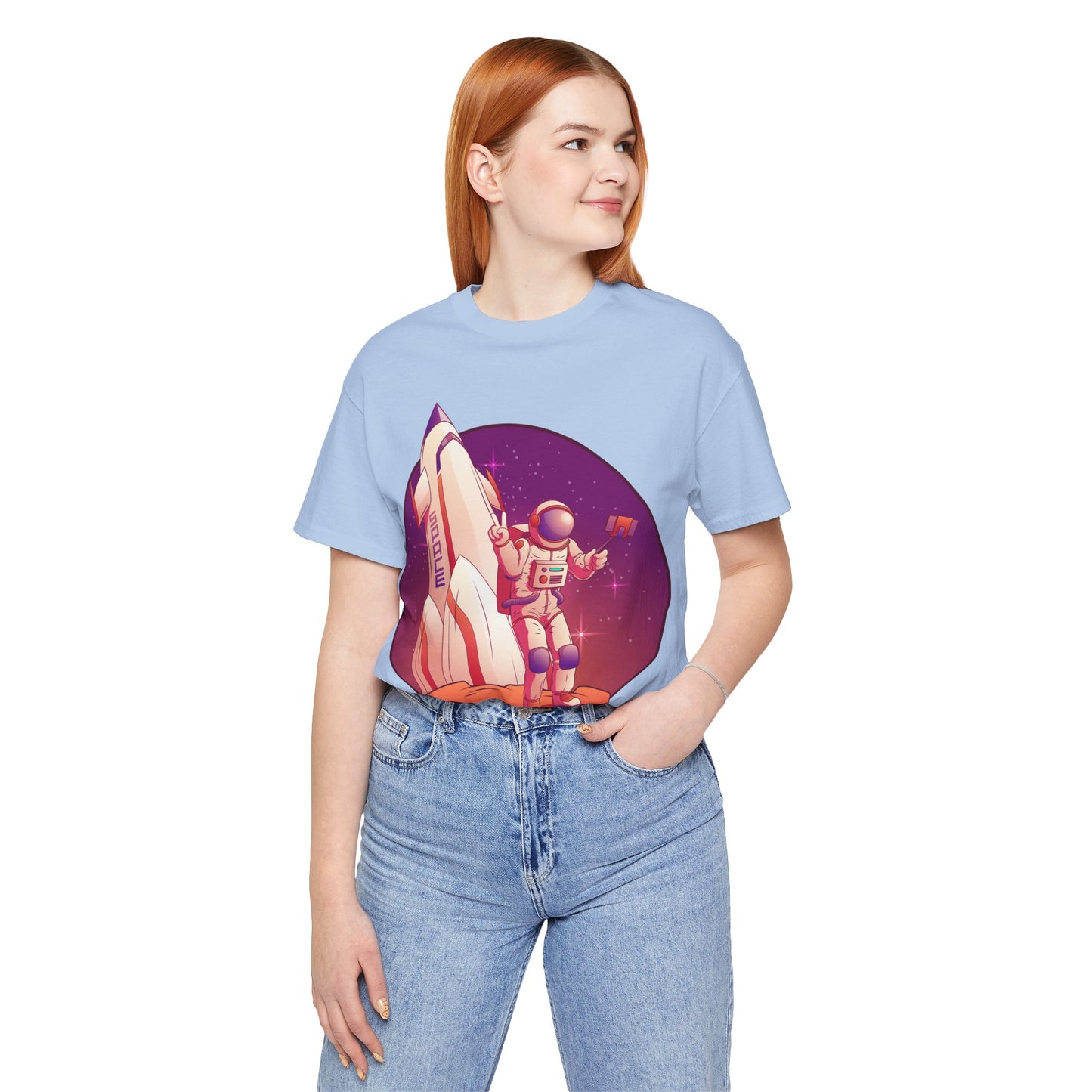 Astronaut and Rocket Space Themed Oversized T-Shirt YSS-TS-0001
