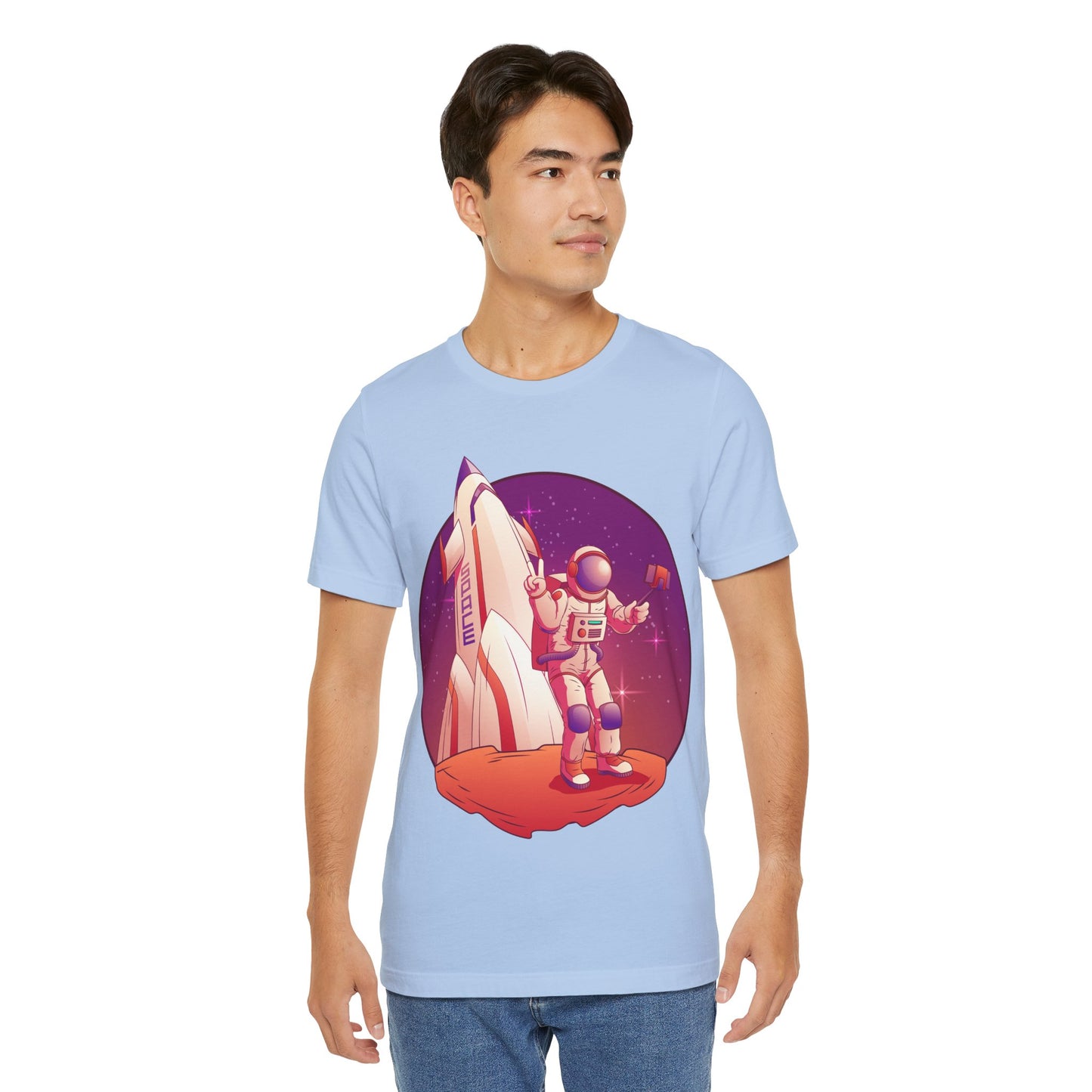Astronaut and Rocket Space Themed Oversized T-Shirt YSS-TS-0001